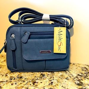 *NWT* Multisac Wedgewood Blue Crossbody bag